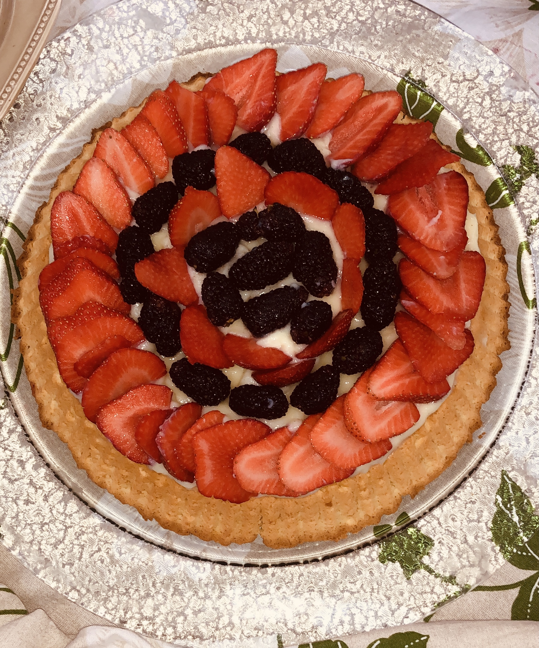 Strawberrie and Bluberry tart