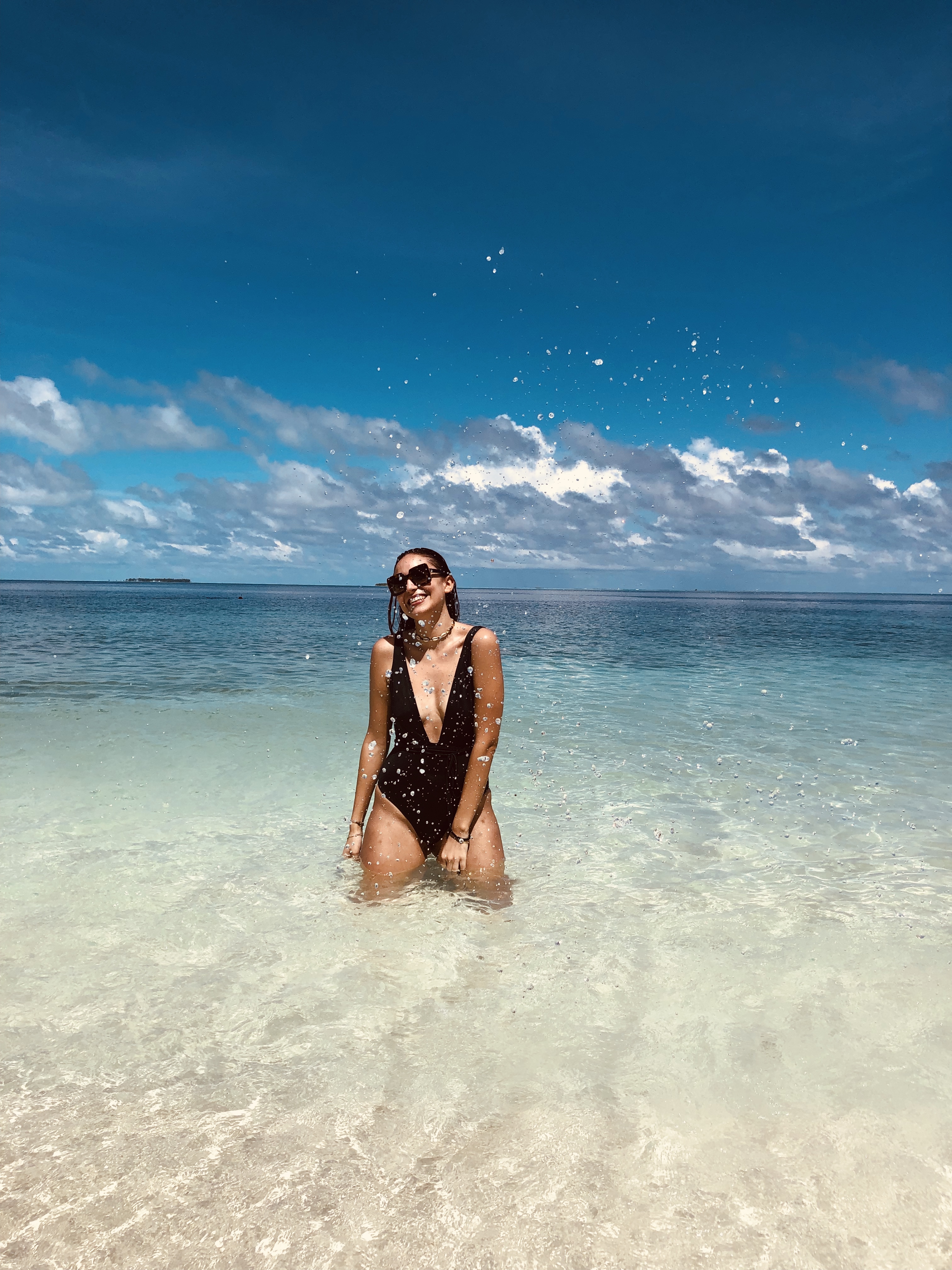 Me in crystal clear waters 