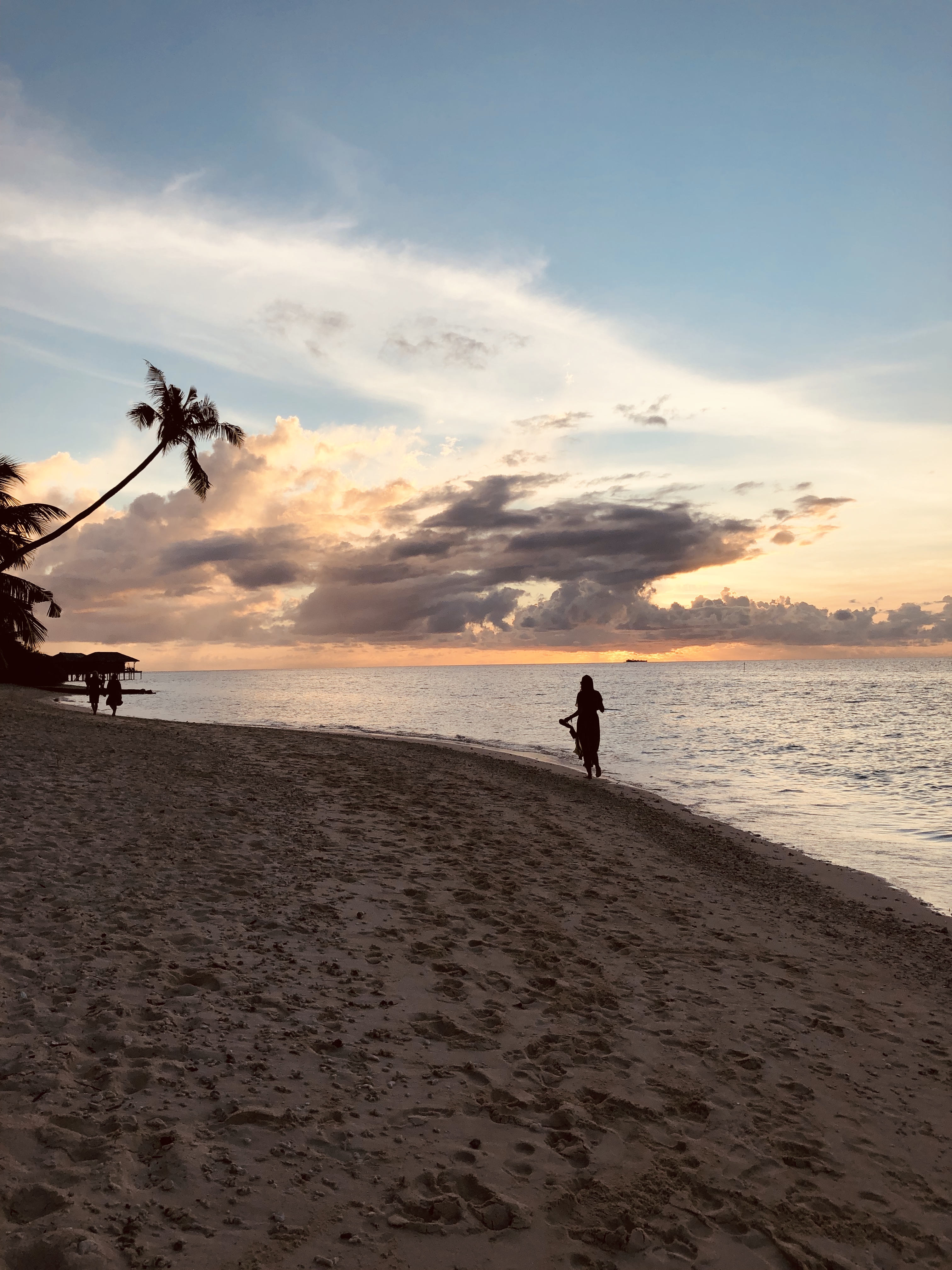 Sunset on the beach